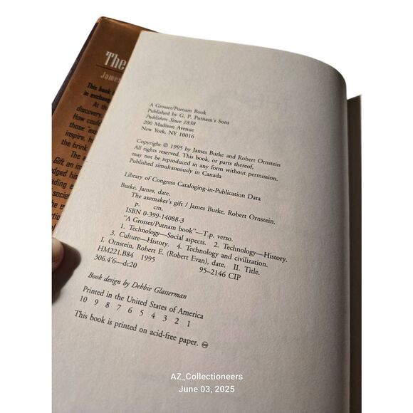 The axemaker's gift by James Burke and Robert Ornstein - grosset / Putnam - isbn - Picture 7 of 7